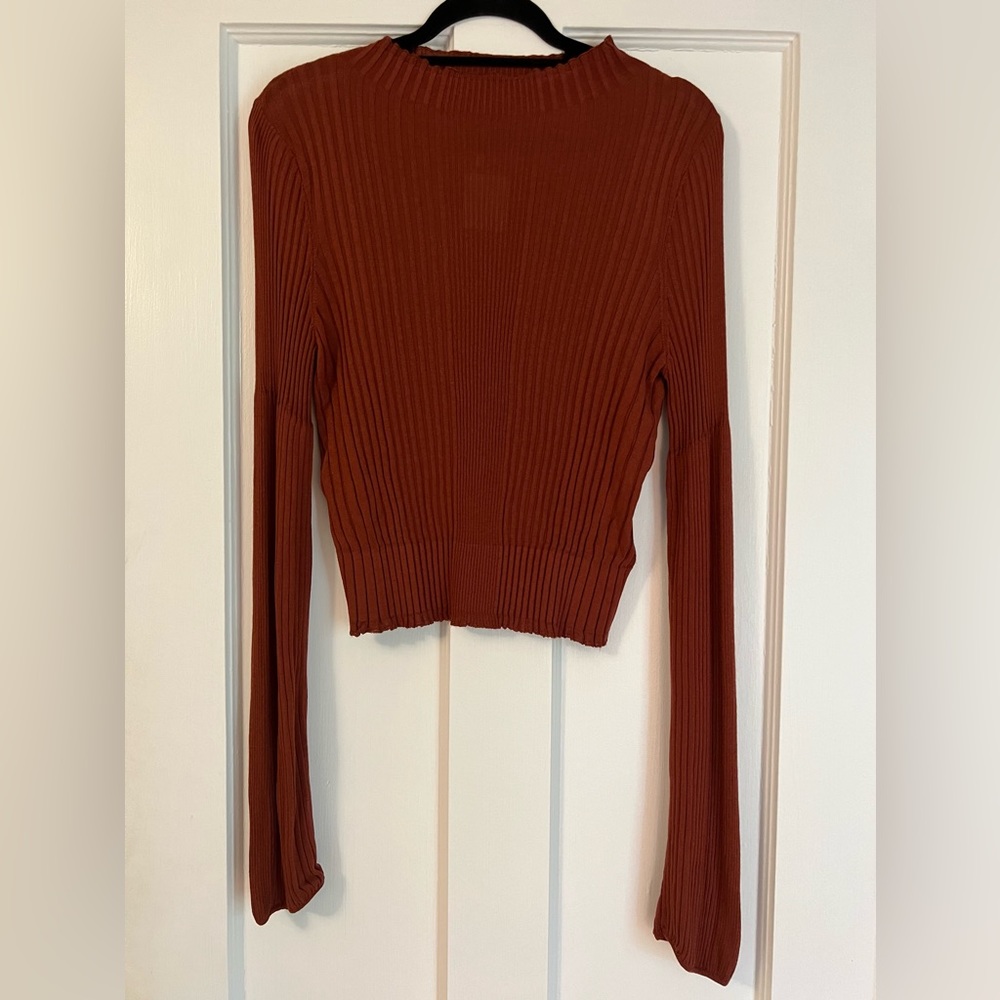 Free People Ribbed Sweater Pants Set